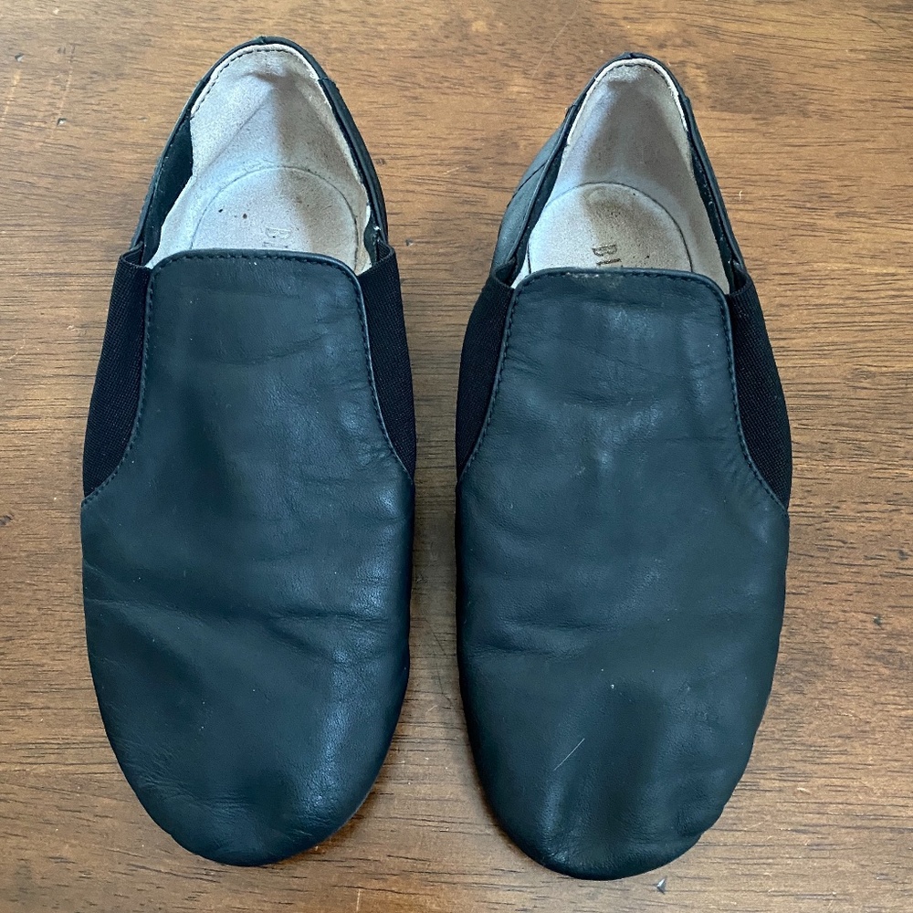 Bloch Elasta Leather Elastic Split Sole Jazz Shoes